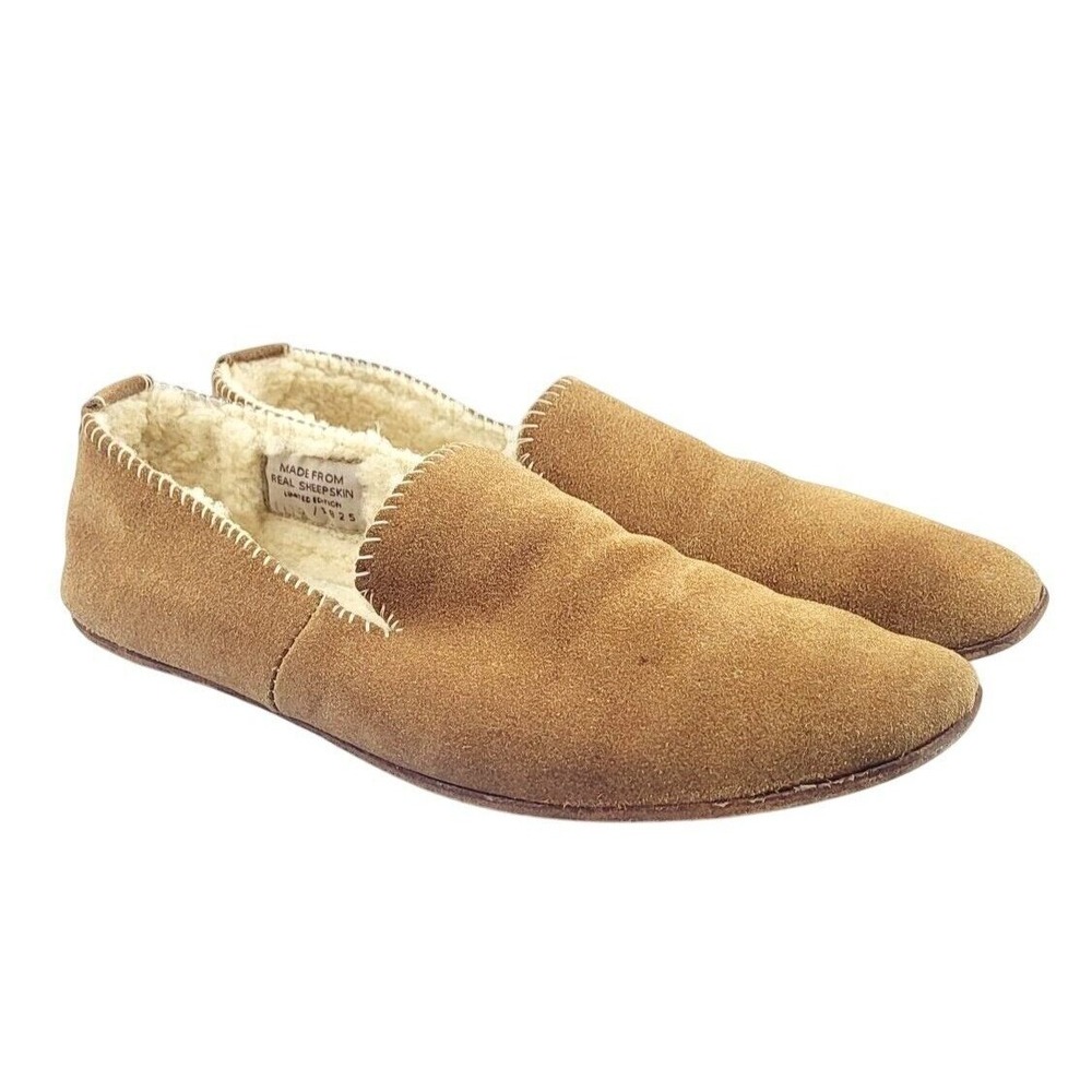 Rare Clarks Limited Edition Handmade Brown Petersburg Slippers - Size 8